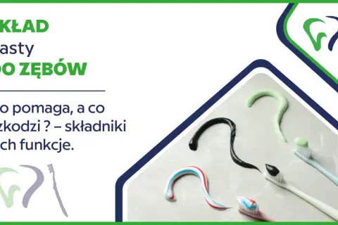 Kolorowe smugi pasty do zębów i szczoteczki. Dowiedz się, jaki składnik pasty do zębów jest najlepszy dla Twoich zębów.